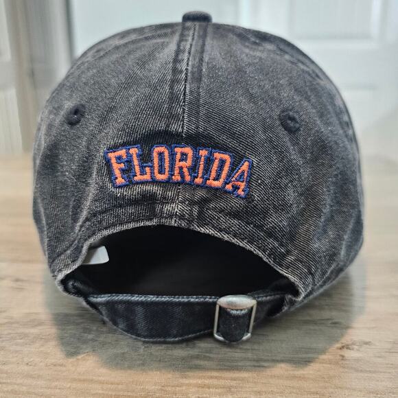 University of Florida Gators Strapback Hat Cap Gray Blue UF NCAA Distressed - Picture 5 of 10